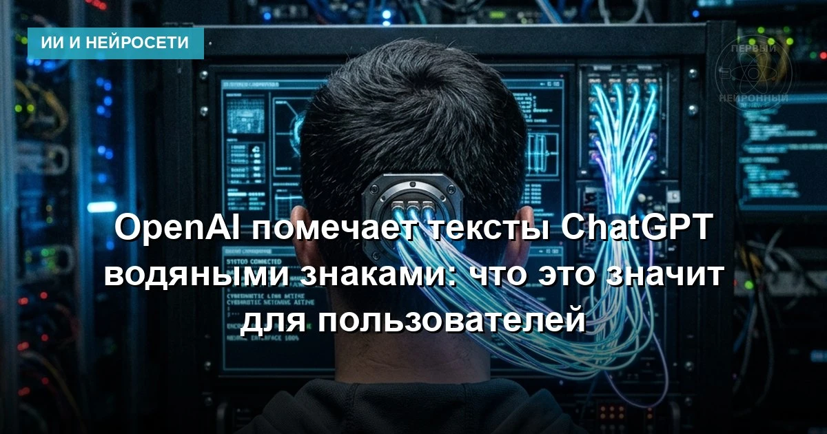 OpenAI внедряет текстовые водяные знаки в ChatGPT и Codex — это ответ на требования зак...