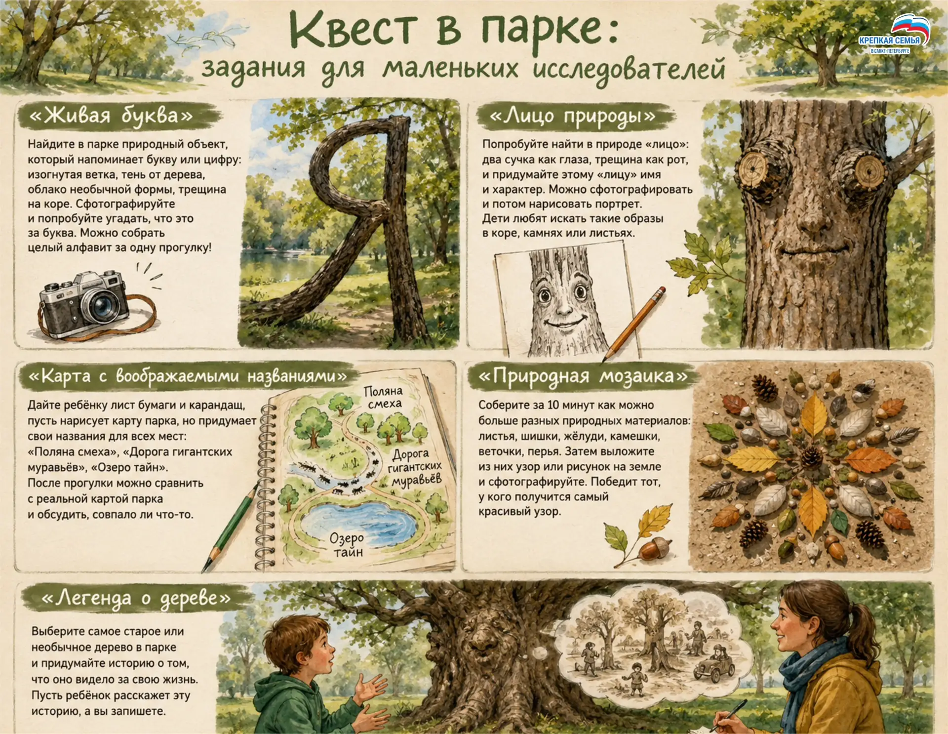Обычная прогулка может превратиться в захватывающее приключение, если добавить в неё не...