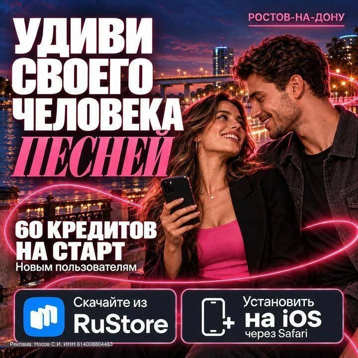 ❤️ Ростов, у вашей истории может быть своя песня.