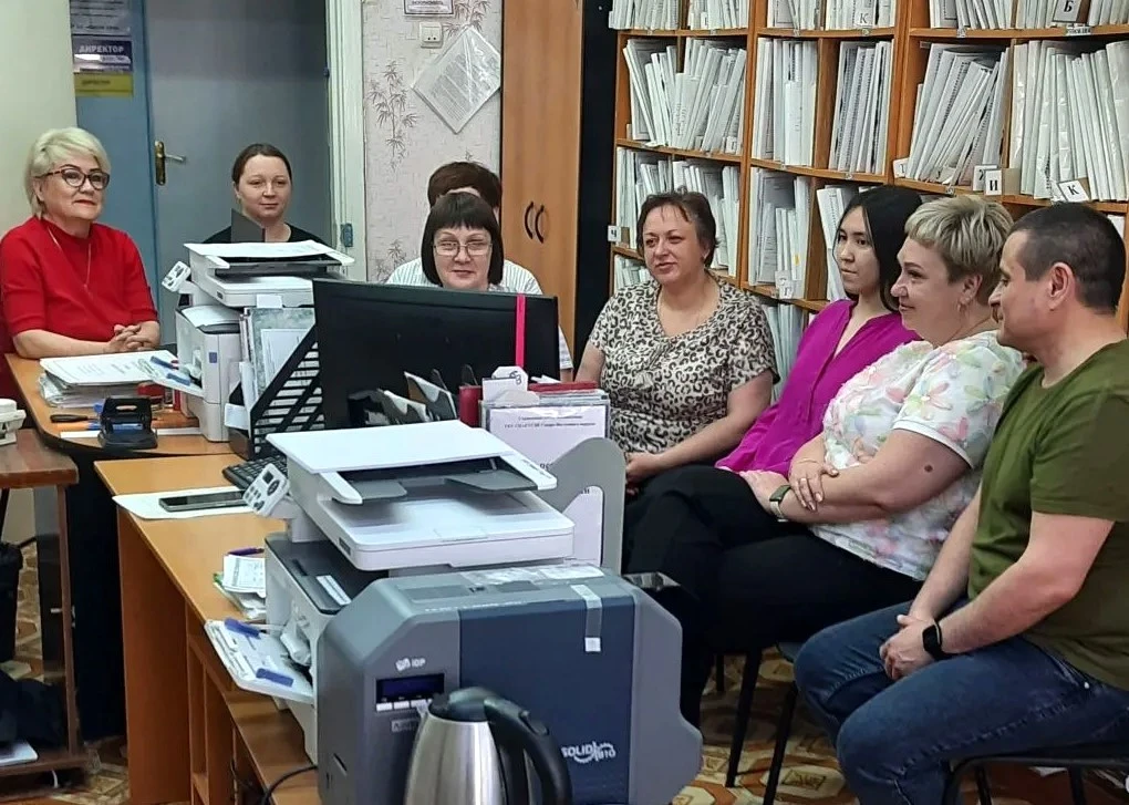 Сотрудники Управления по г.о.Похвистнево ГКУ СО "ГУСЗН Северо-Восточного округа" принял...