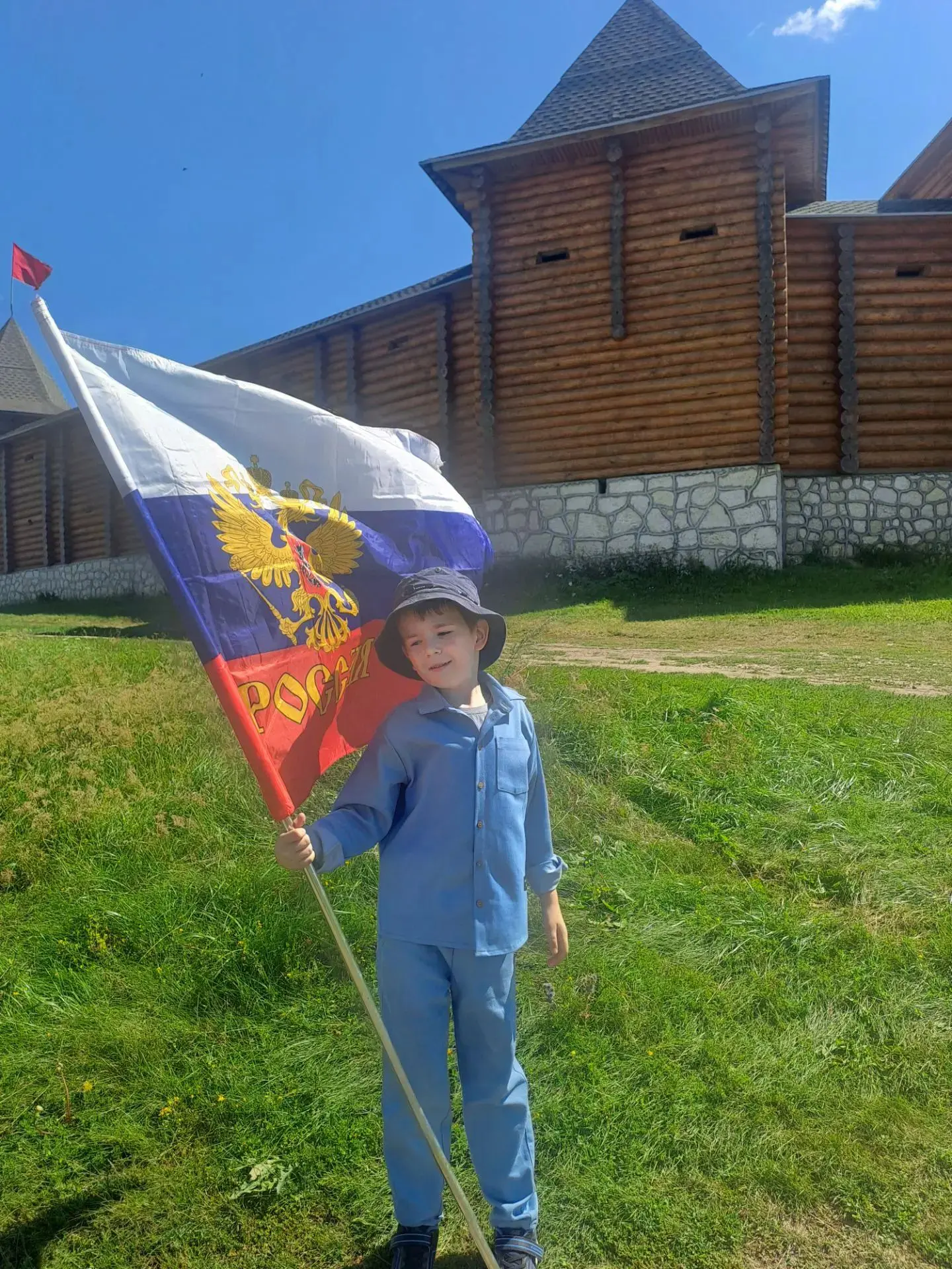 В рамках проекта "Моя Россия " в нашем детском саду  проходит акция