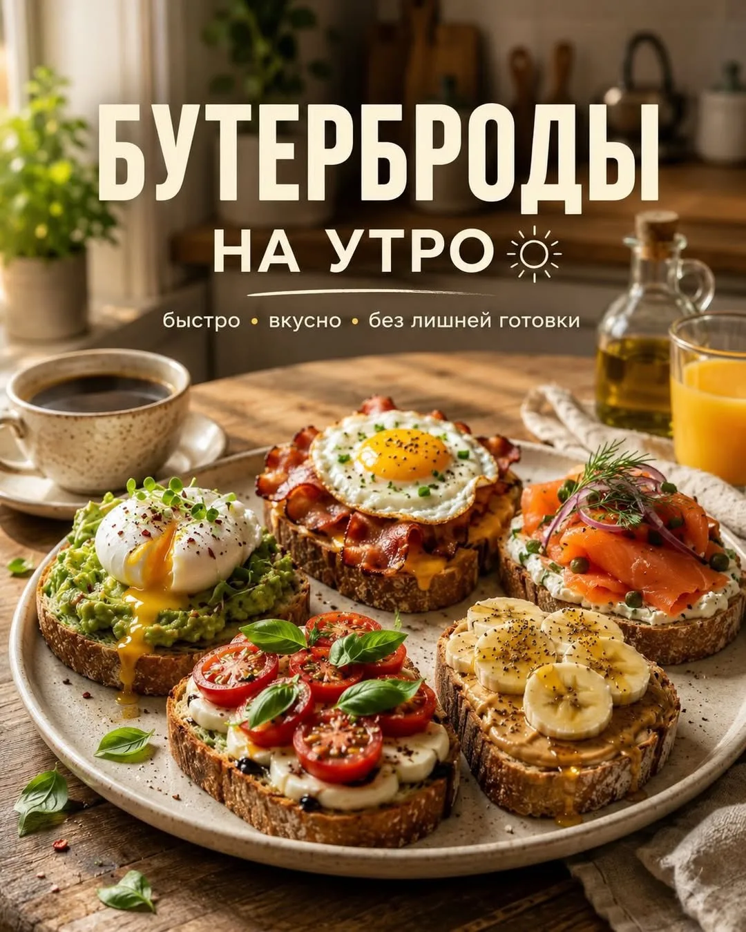 ☀️ Утро становится вкуснее, когда завтрак готовится за пару минут и выглядит как из уют...