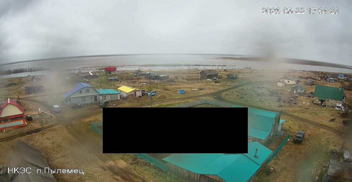 В д. Пылемец в рамках проекта "Окно в НАО" запустили онлайн-камеру с видом реку Печору.