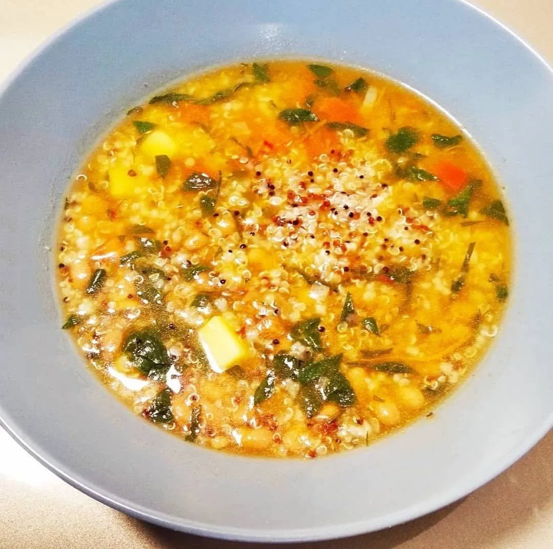 Похлёбка из киноа с треской