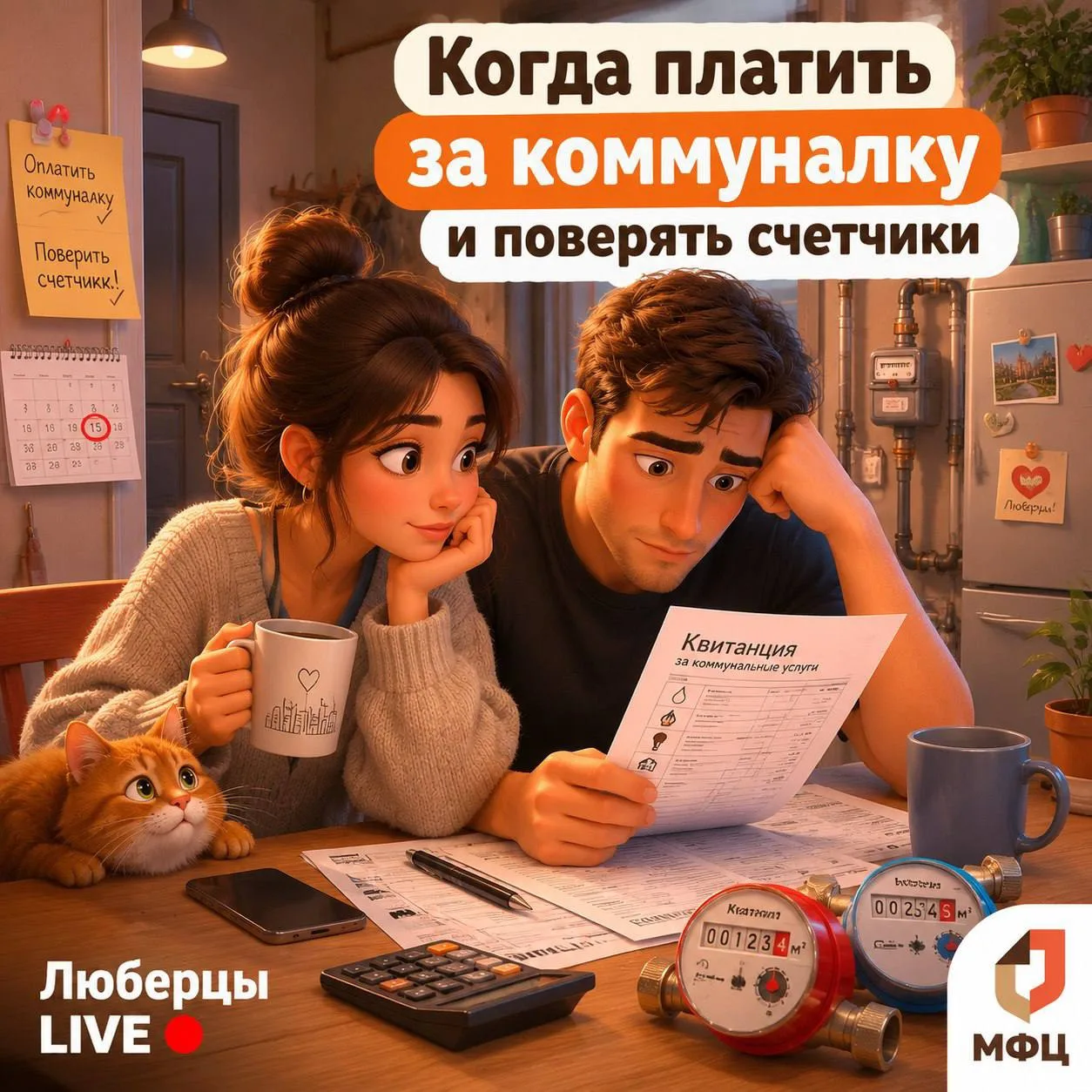 Когда платить за коммуналку и поверять счетчики

Законом установлены сроки, о которых полезно помнит