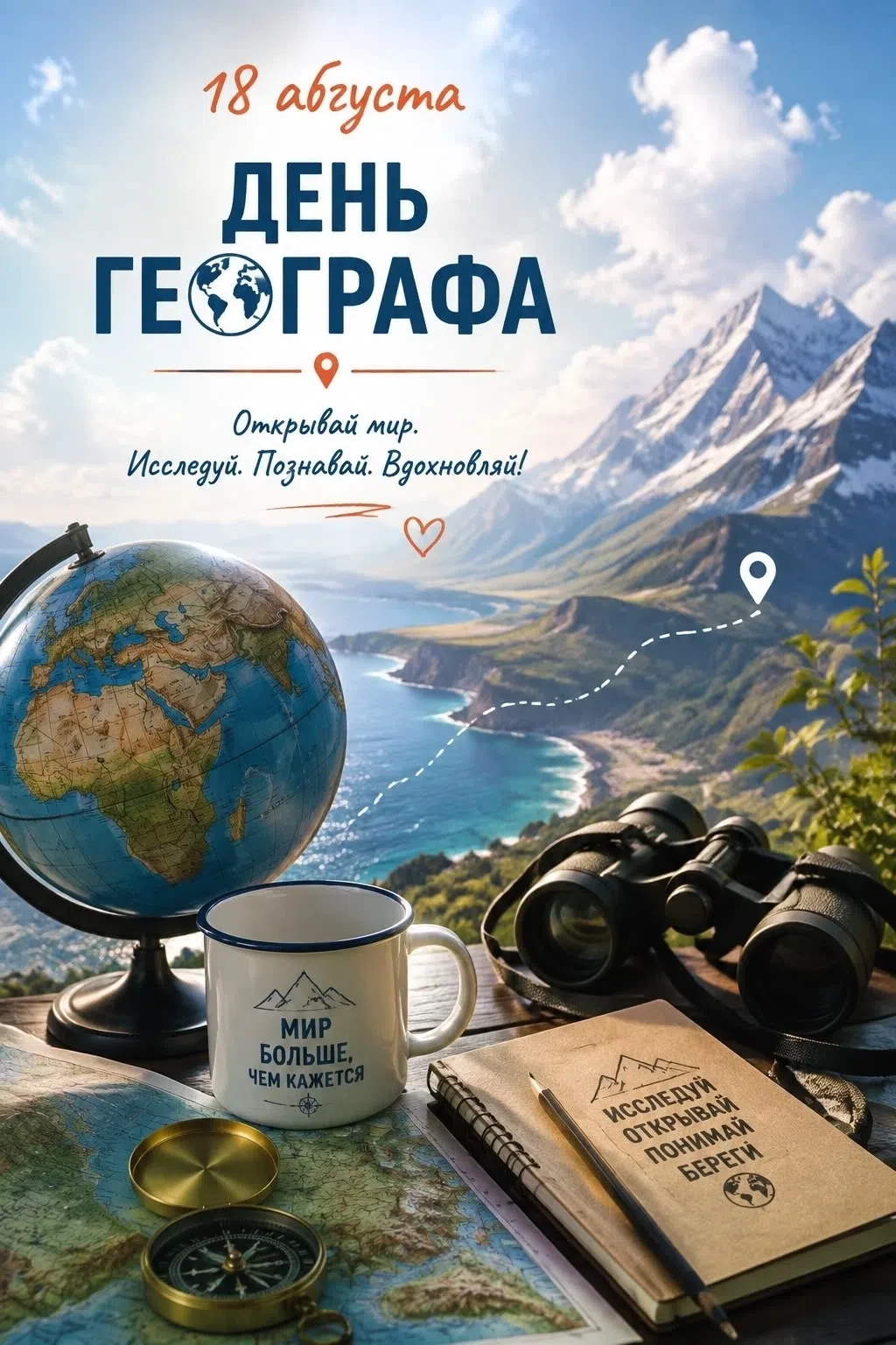 🌍👫 С Днем географа, маленькие исследователи!