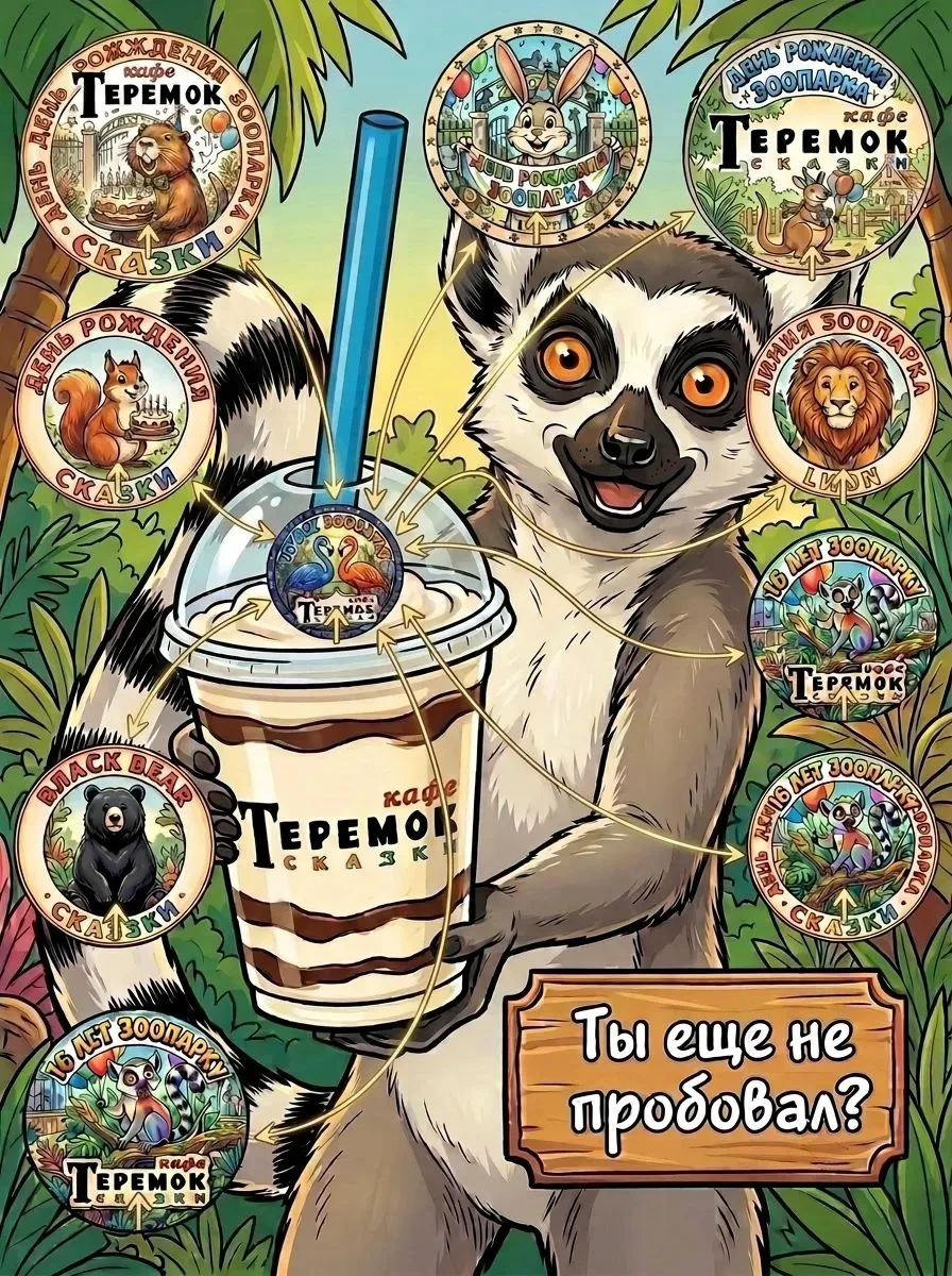 😍В кафе «Теремок сказки» появился праздничный коктейль, который умеет удивлять!