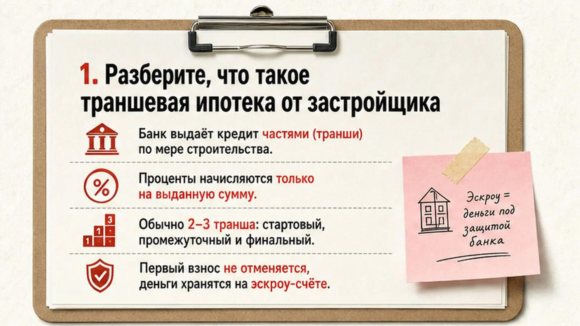 Траншевая ипотека — уже не просто тренд, а реальный инструмент для закрытия сделок.