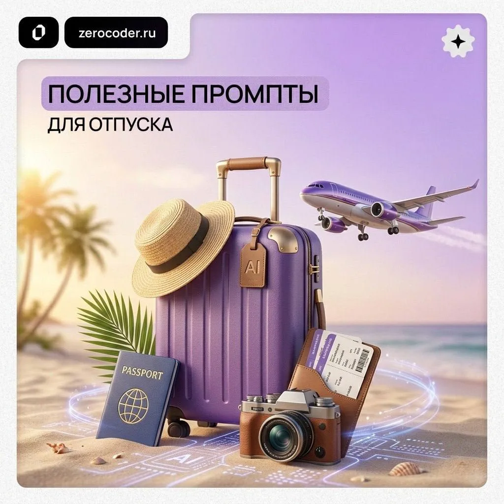 Готовитесь к отпуску? ✈️

Впереди билеты, отель, чемодан, бюджет, связь и десятки других мелочей, о 