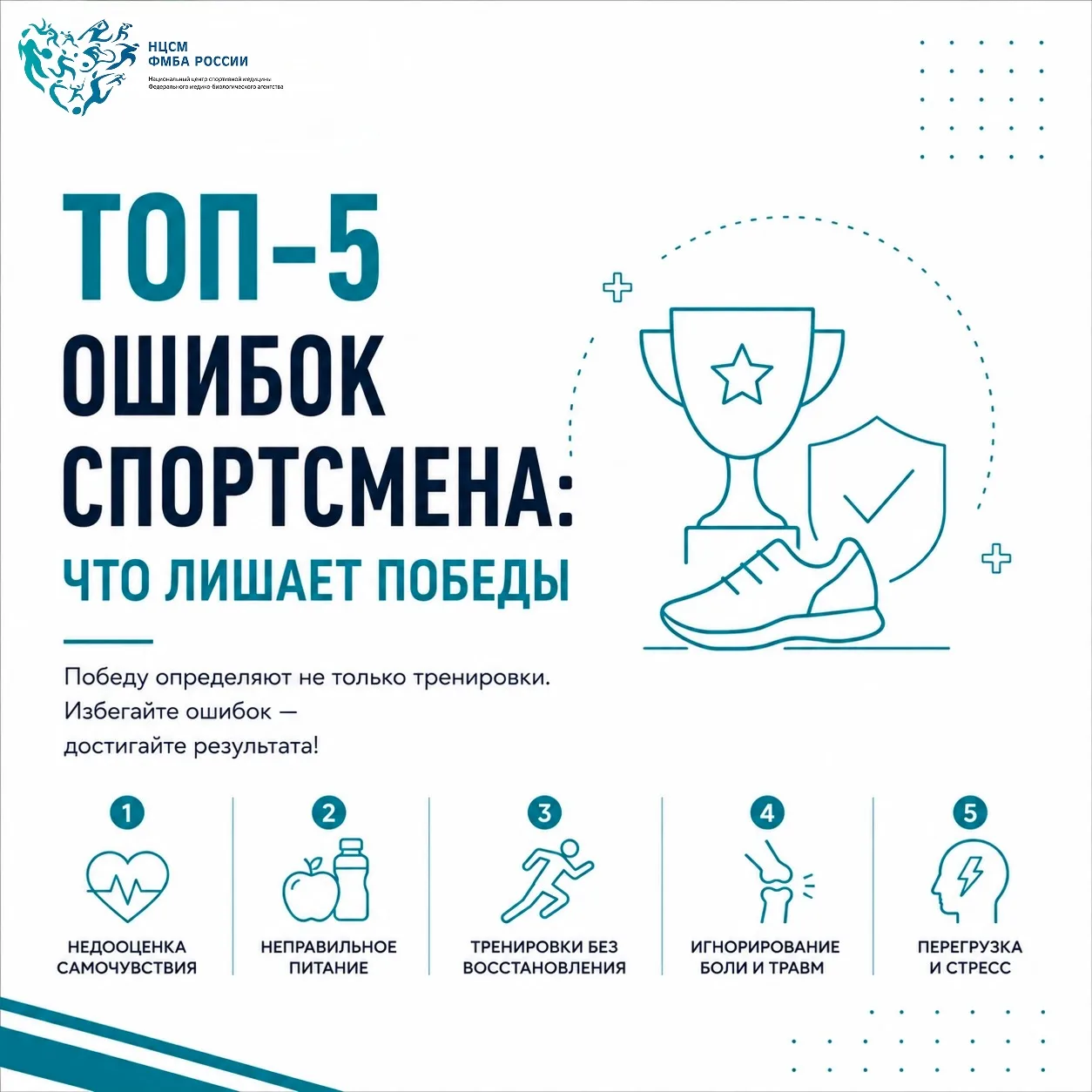 Топ-5 ошибок спортсмена, которые могут стоить победы

За каждой медалью стоят тысячи часов тренирово