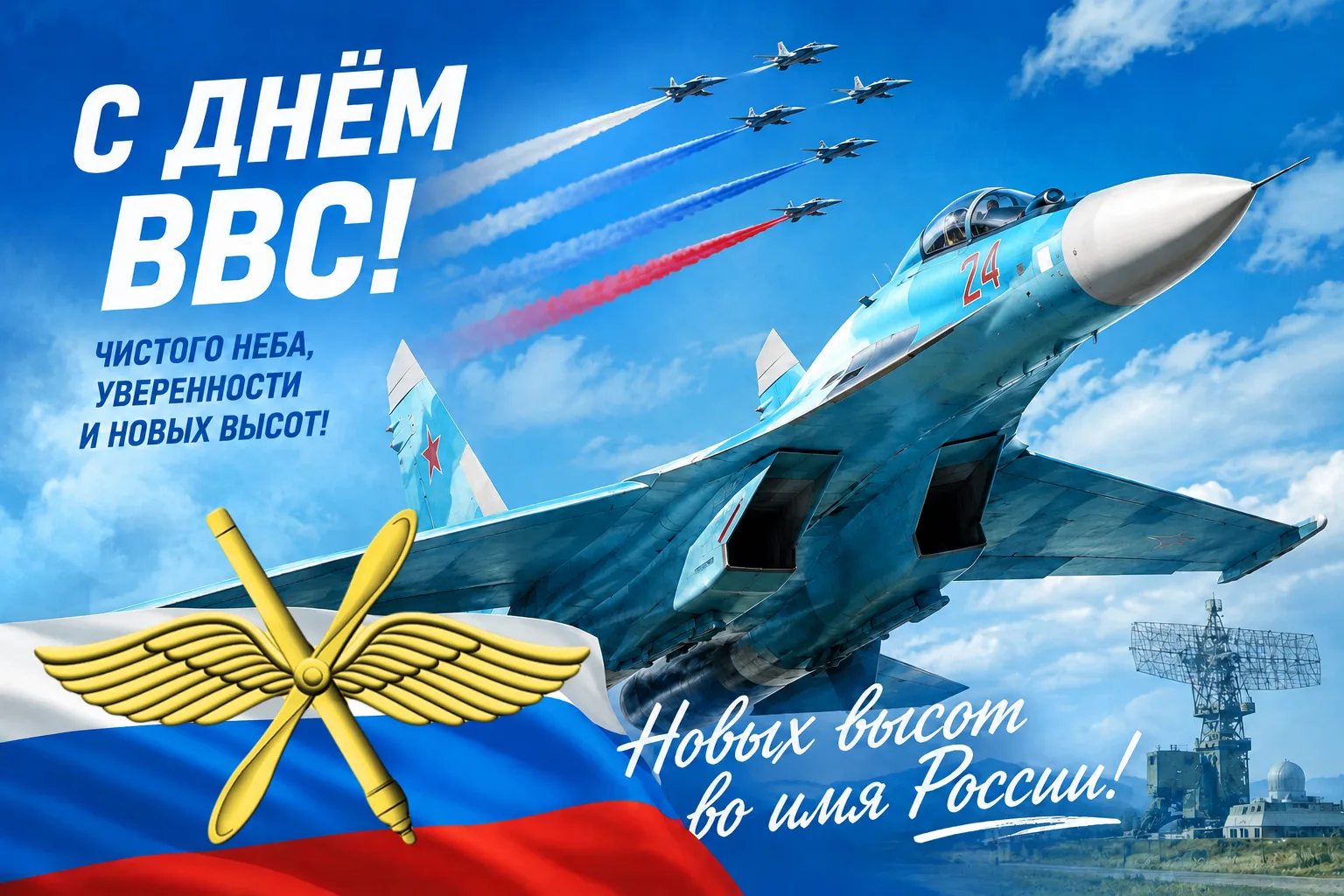 С Днём Военно-воздушных сил России! 🇷🇺✈️