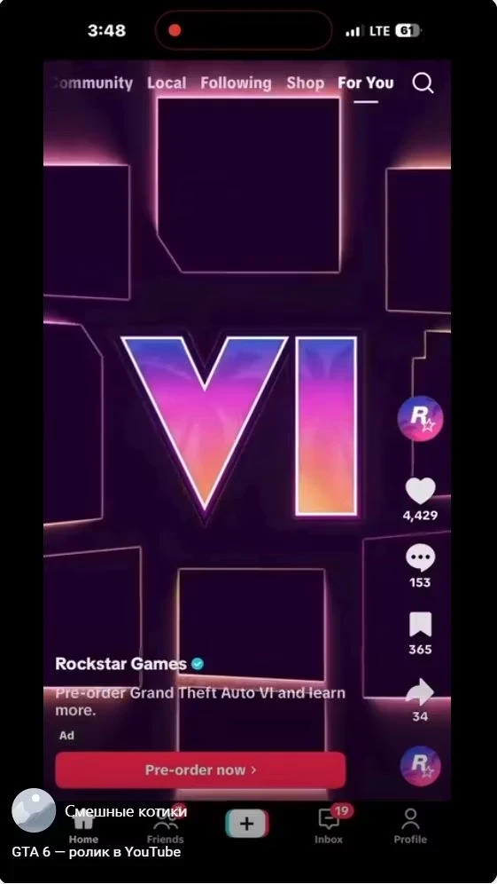 GTA 6 | ROCKSTAR НАЧАЛА РЕКЛАМИРОВАТЬ ИГРУ В TIKTOK И НА YOUTUBE