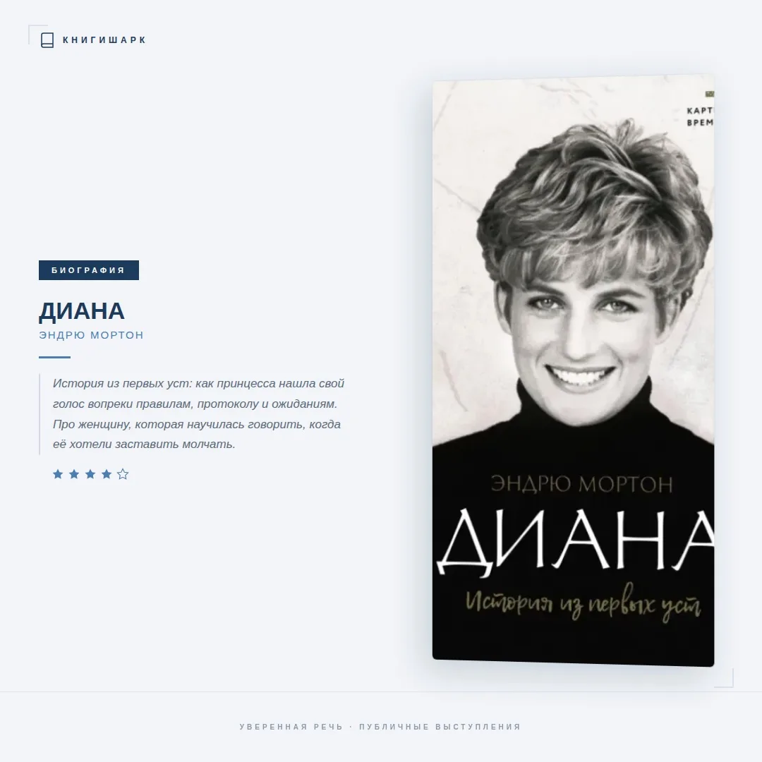 Книга N13. «Диана. История из первых уст» — Эндрю Мортон