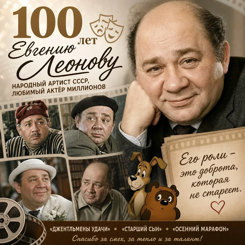 100 лет великому Евгению Леонову 🎭