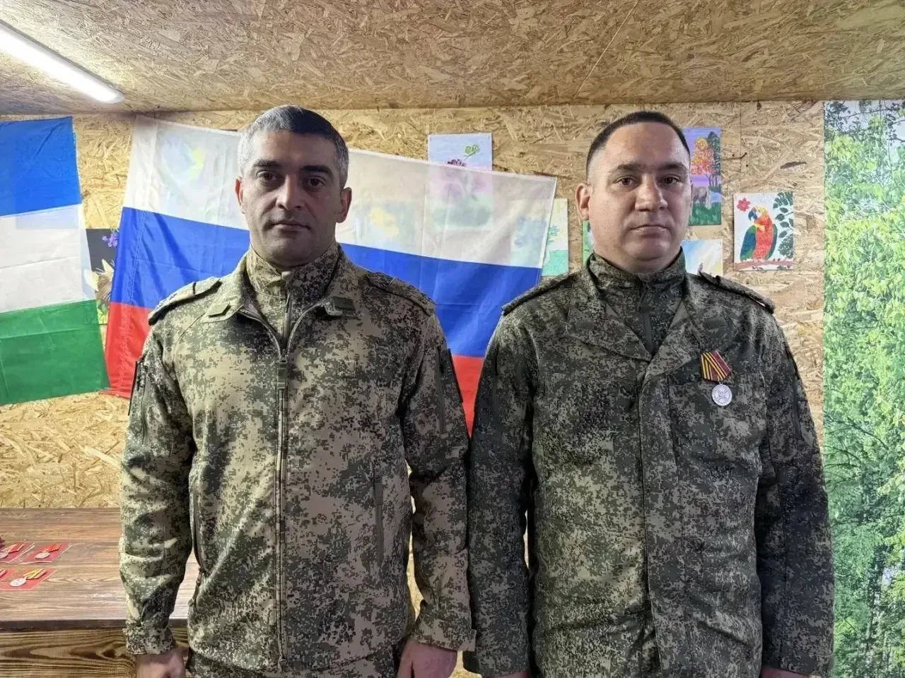 ⚡⚡⚡Наш земляк, участник СВО с позывным "ШОМА" ( на фото справа) удостоен высокой государственной наг