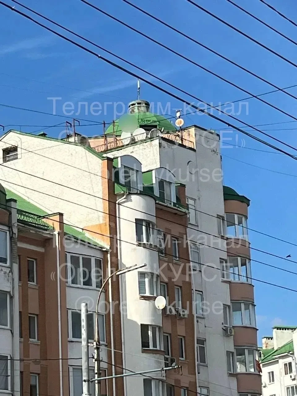 Орловские вандалы изуродовали здание в центре города