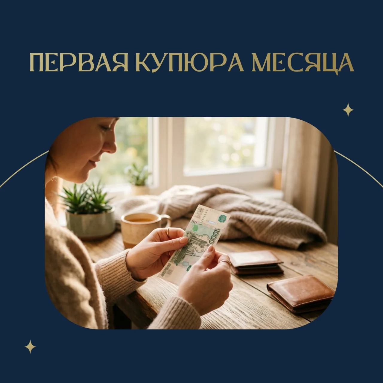 Первая купюра месяца 💰