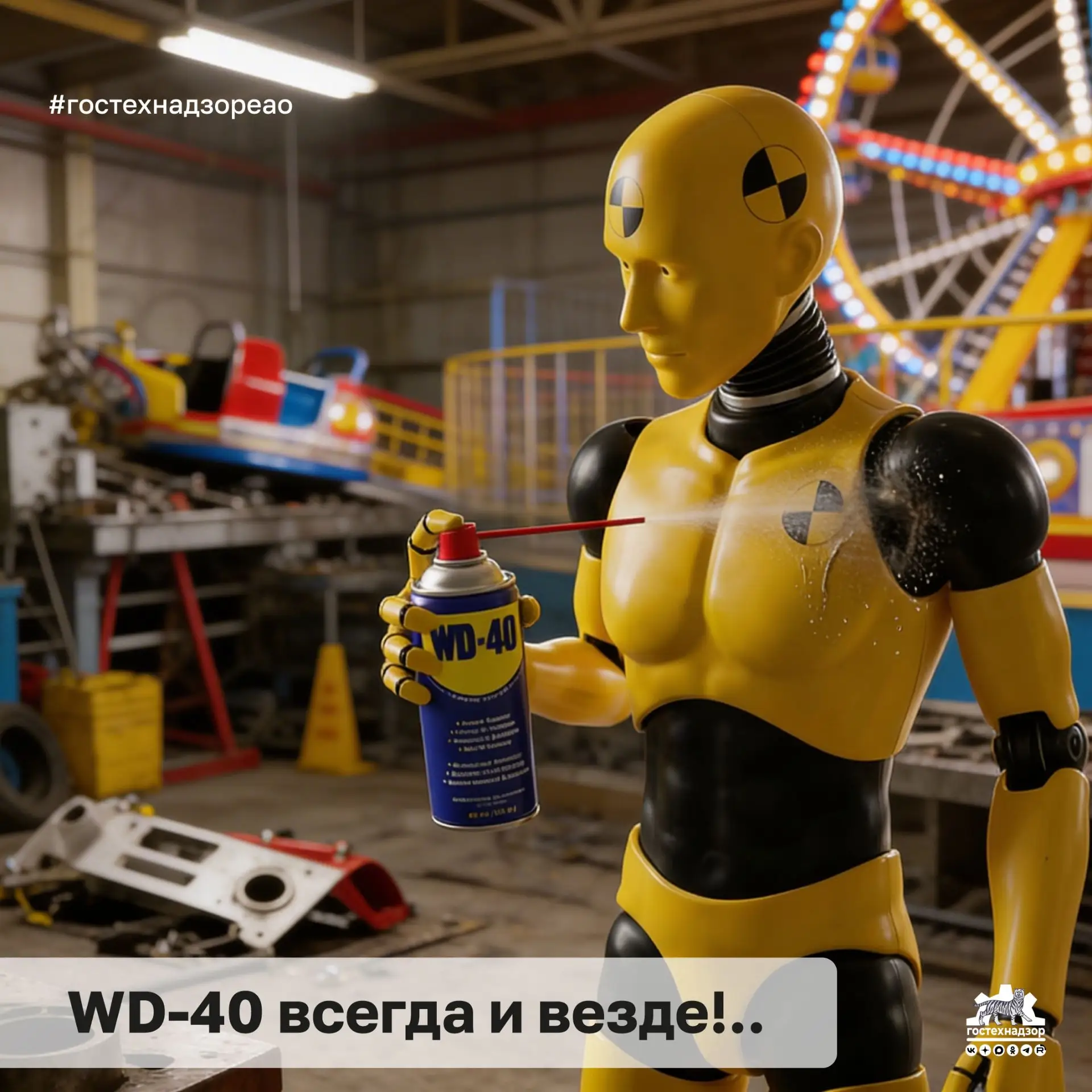 Это не уголок мужского парфюма⁠!

Смазка WD-40 поможет во множестве ситуаций! 

Вот бы вытащить позв