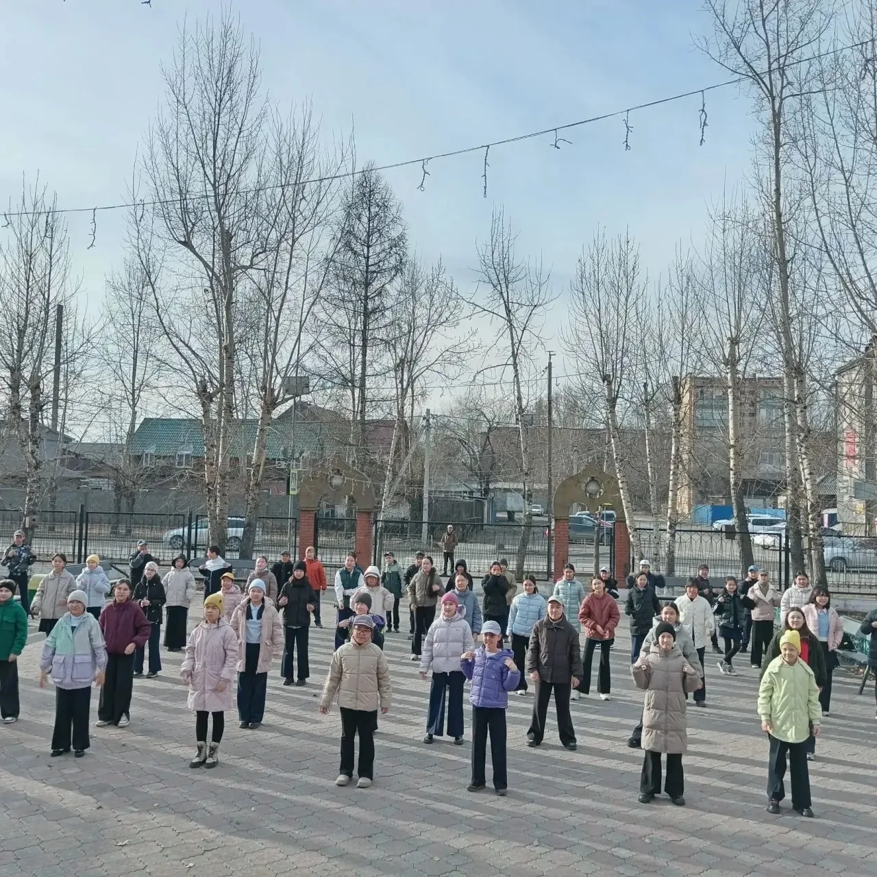 🏃‍♂️ 7 апреля. Бодрое утро лицея: Всемирный день здоровья встретили всем составом!  7 апреля утро в 