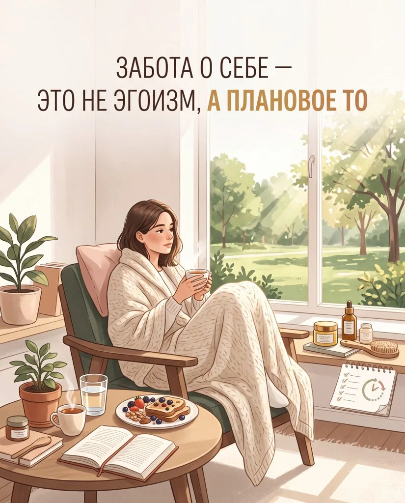Забота о себе — это не эгоизм, а плановое ТО