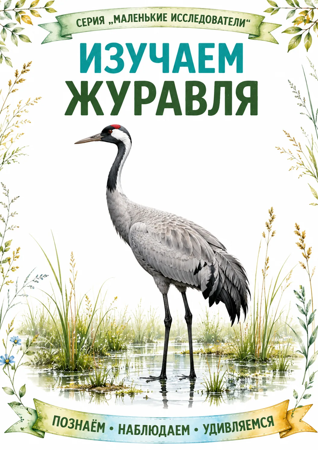 🪶 «Маленькие исследователи» — «Изучаем журавля»