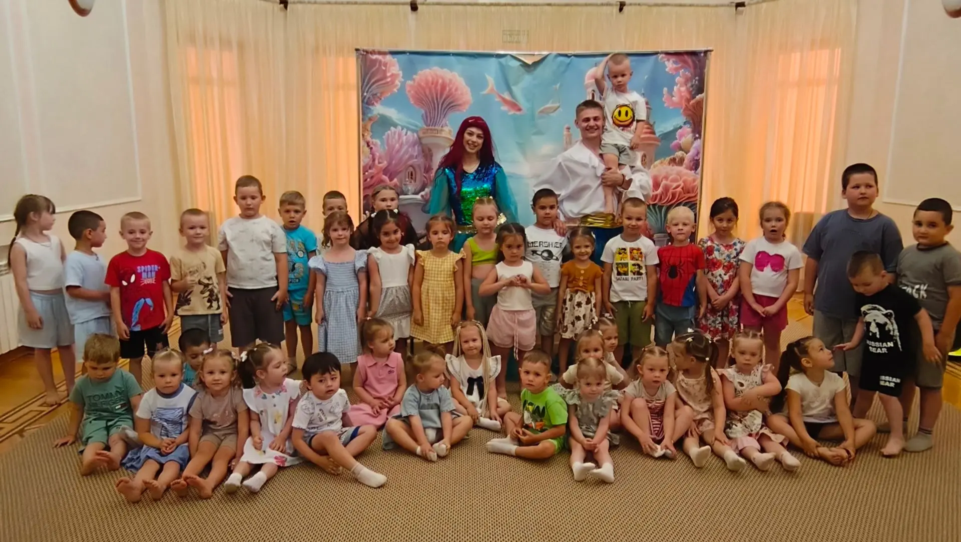 🧜‍♀️🐠Сегодня наш сад превратился в настоящее подводное царство! 🌊✨ Воспитанники увидели волшебное