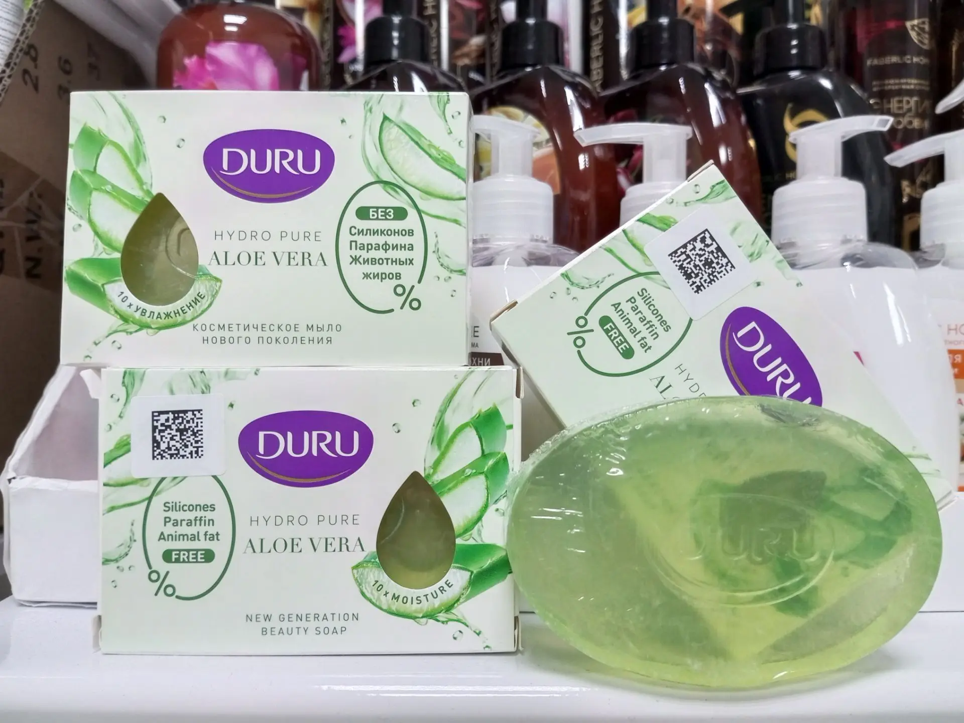 Мыло глицериновое с Алое вера DURU
