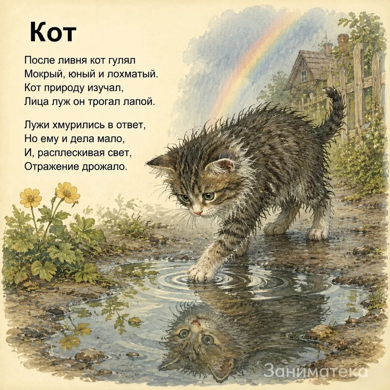 Веселые логопедические стихи