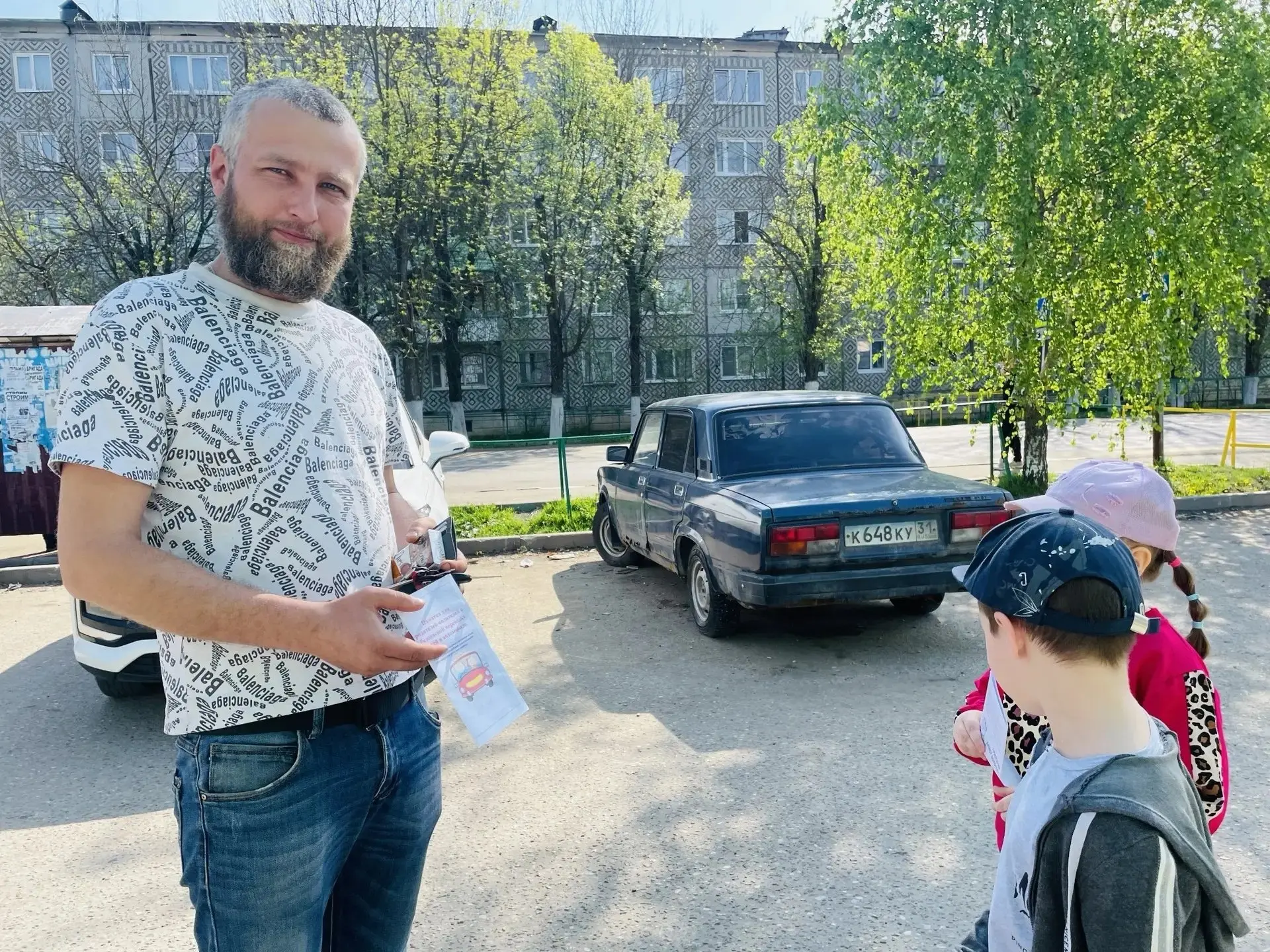 Воспитанники ермолинского детского сада «Звёздочка» за безопасность на дорогах!  В учреждении провел