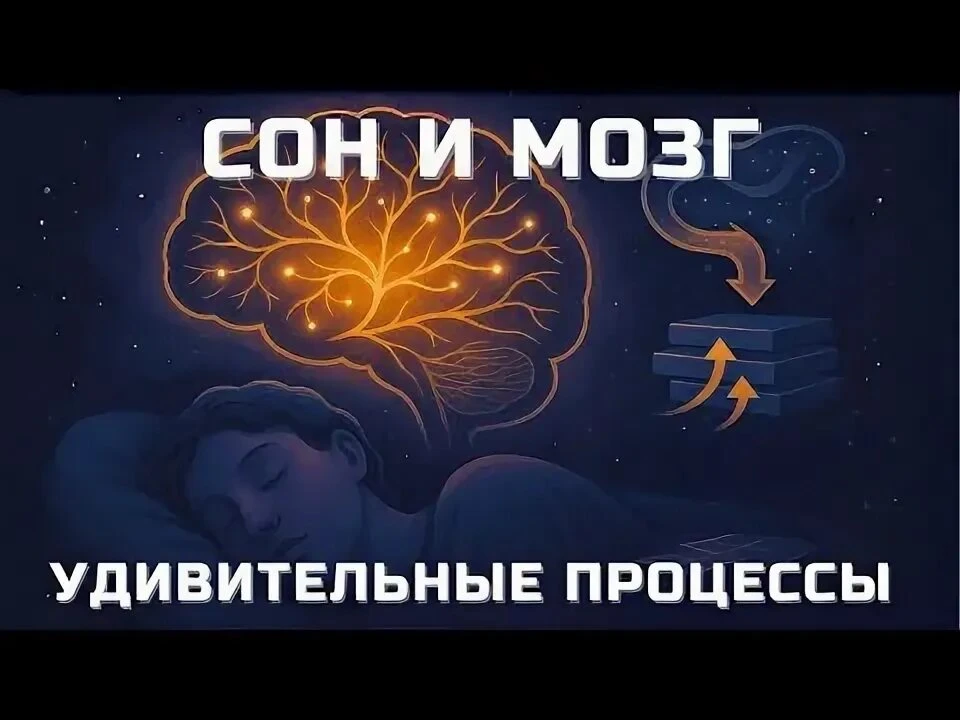 🧠 Пока мы спим, мозг запускает процессы, недоступные в часы  внутри черепной коробки, ...