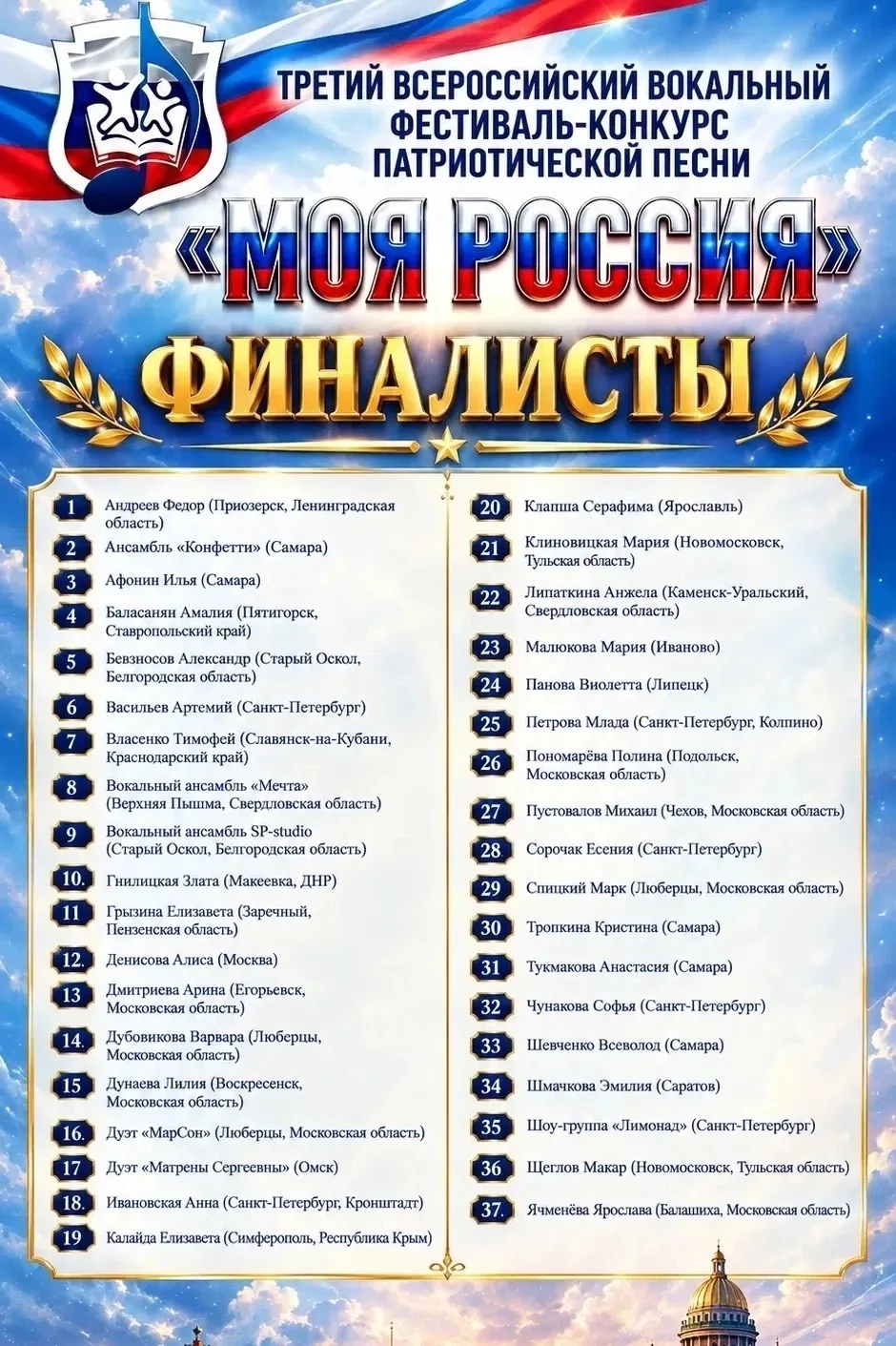 🎉Поздравляем нашу талантливую ученицу — Злата Гнилицкая - финалист Всероссийского вока...