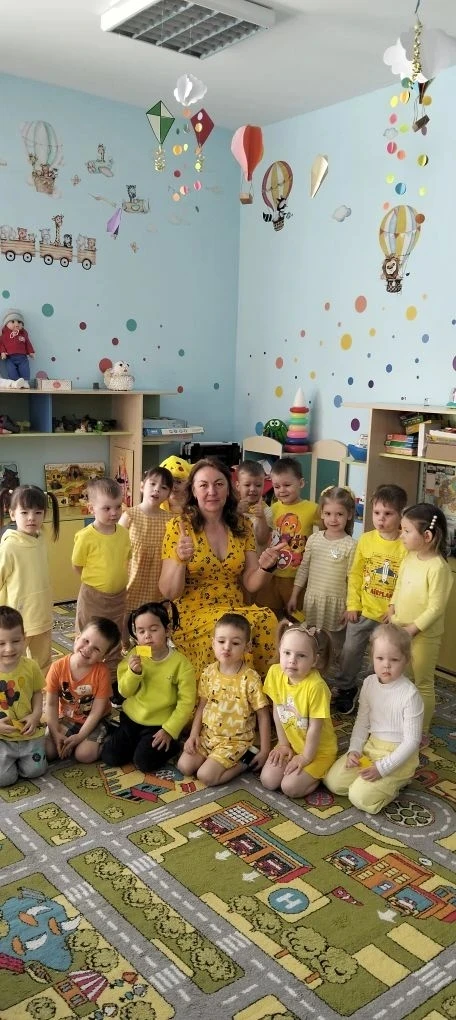🌈 «Цветная неделя» в группе «Капельки»!