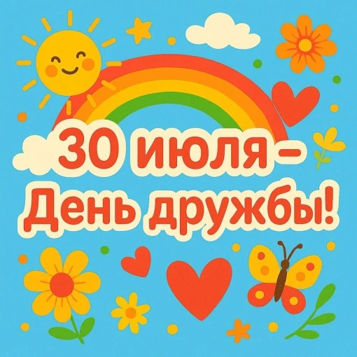 🌞 С днём дружбы!🧸 
🎉30 июля — Международный день дружбы, и наши малыши отметили его по-особенному