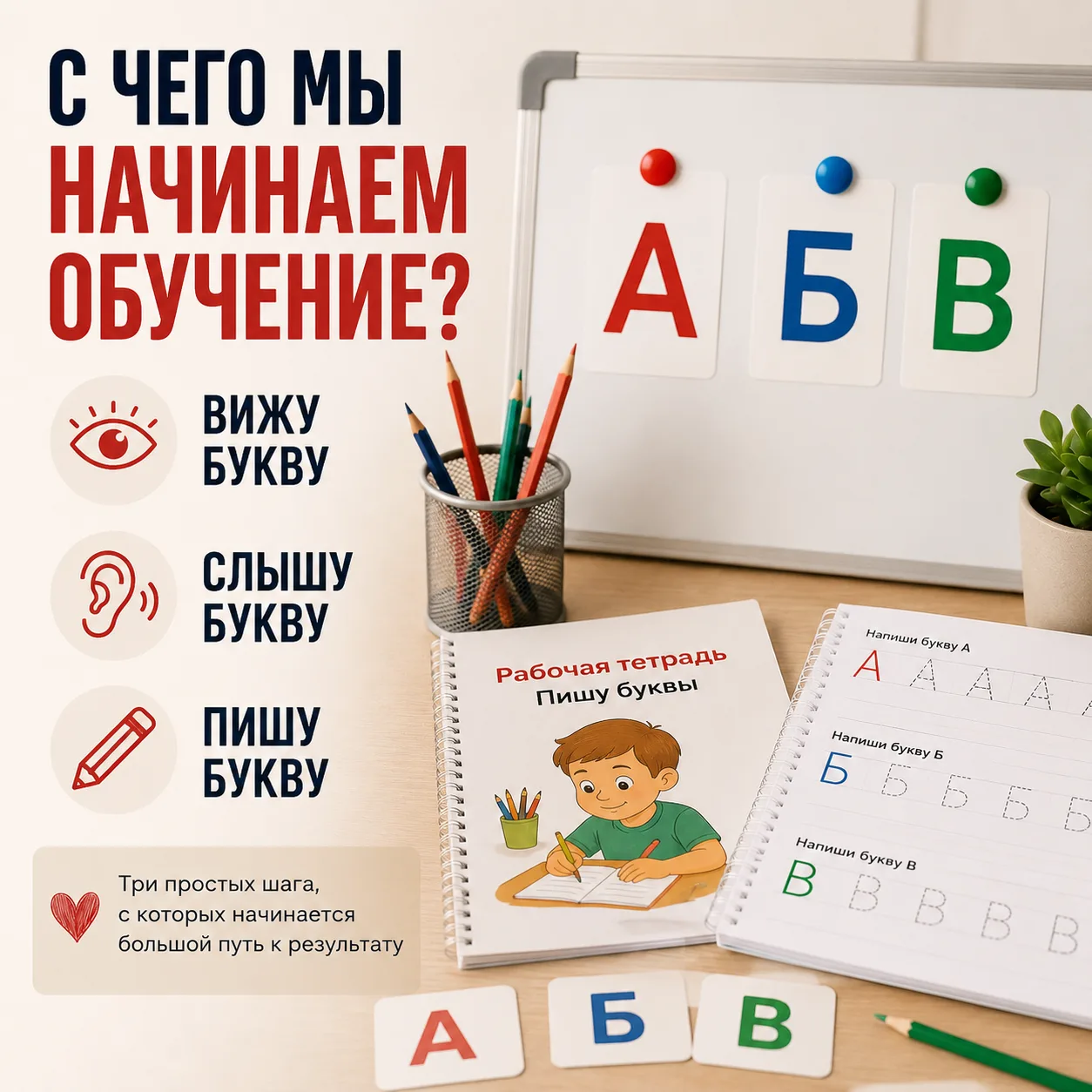 Многие родители думают, что обучение начинается с чтения.

На самом деле часто всё начинается горазд
