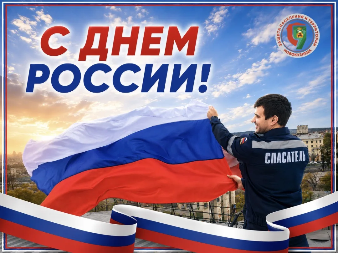 С Днём России, друзья! 🇷🇺

Коллектив «Управление по защите населения и территории» г. Новокузнецка