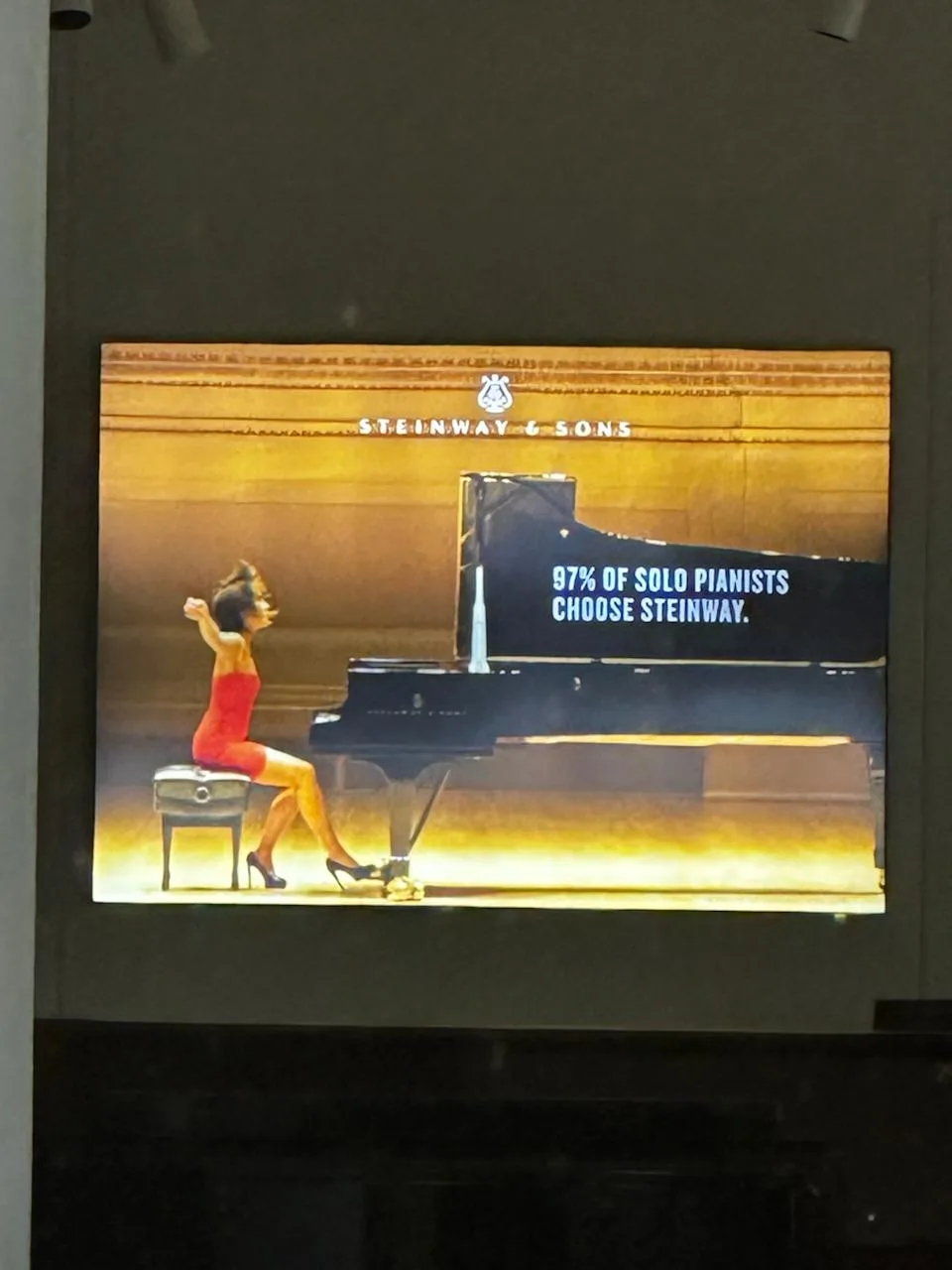 97 процентов сольных исполнителей выбирают Steinway