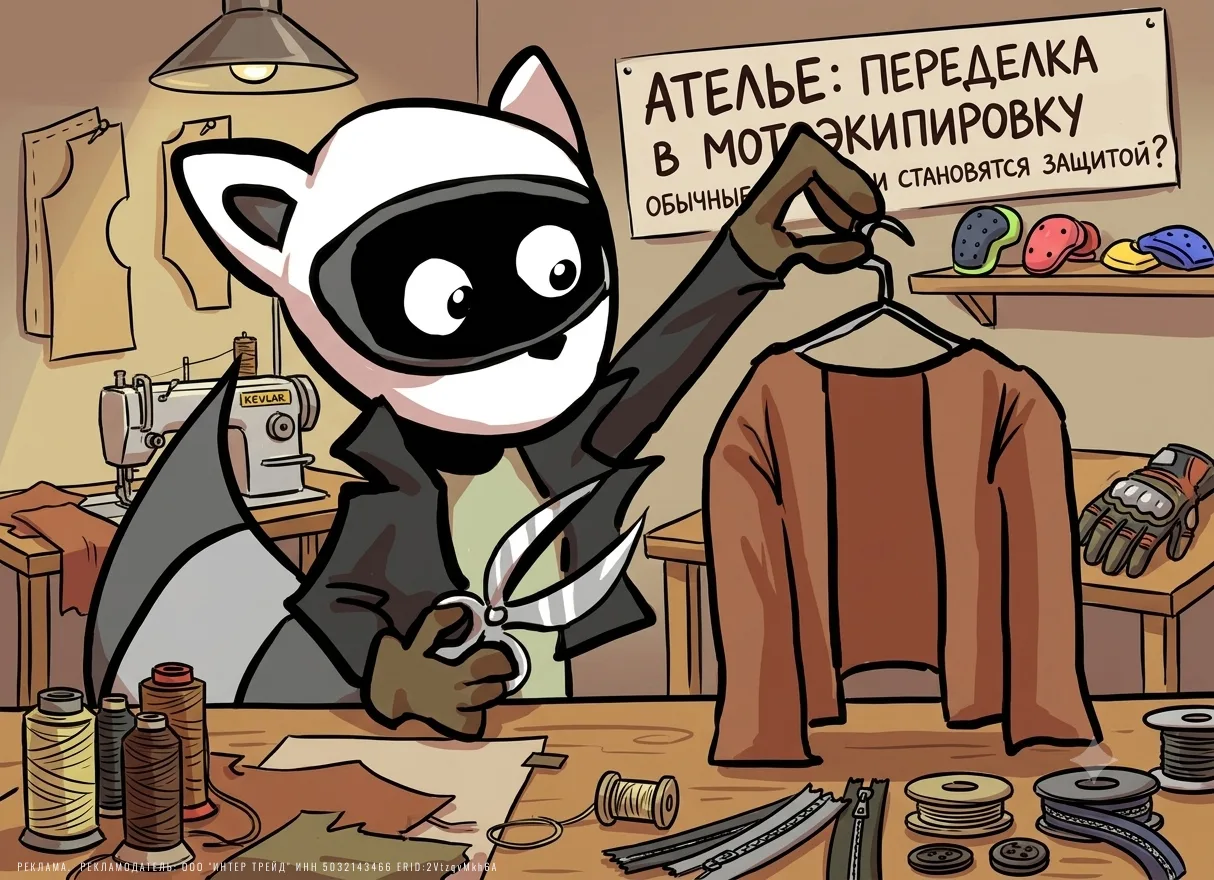 Можно ли превратить обычную одежду в мотоэкипировку?

Ещё несколько десятилетий назад выбора почти н