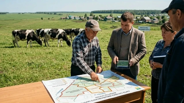 В Михайловке утвердили официальные карты и маршруты выпаса скота