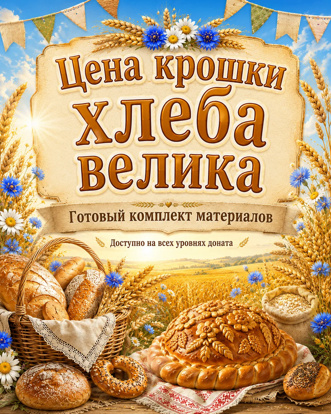 🍞 «Цена крошки хлеба велика» — готовый комплект материалов для проведения тематического дня
Как рас