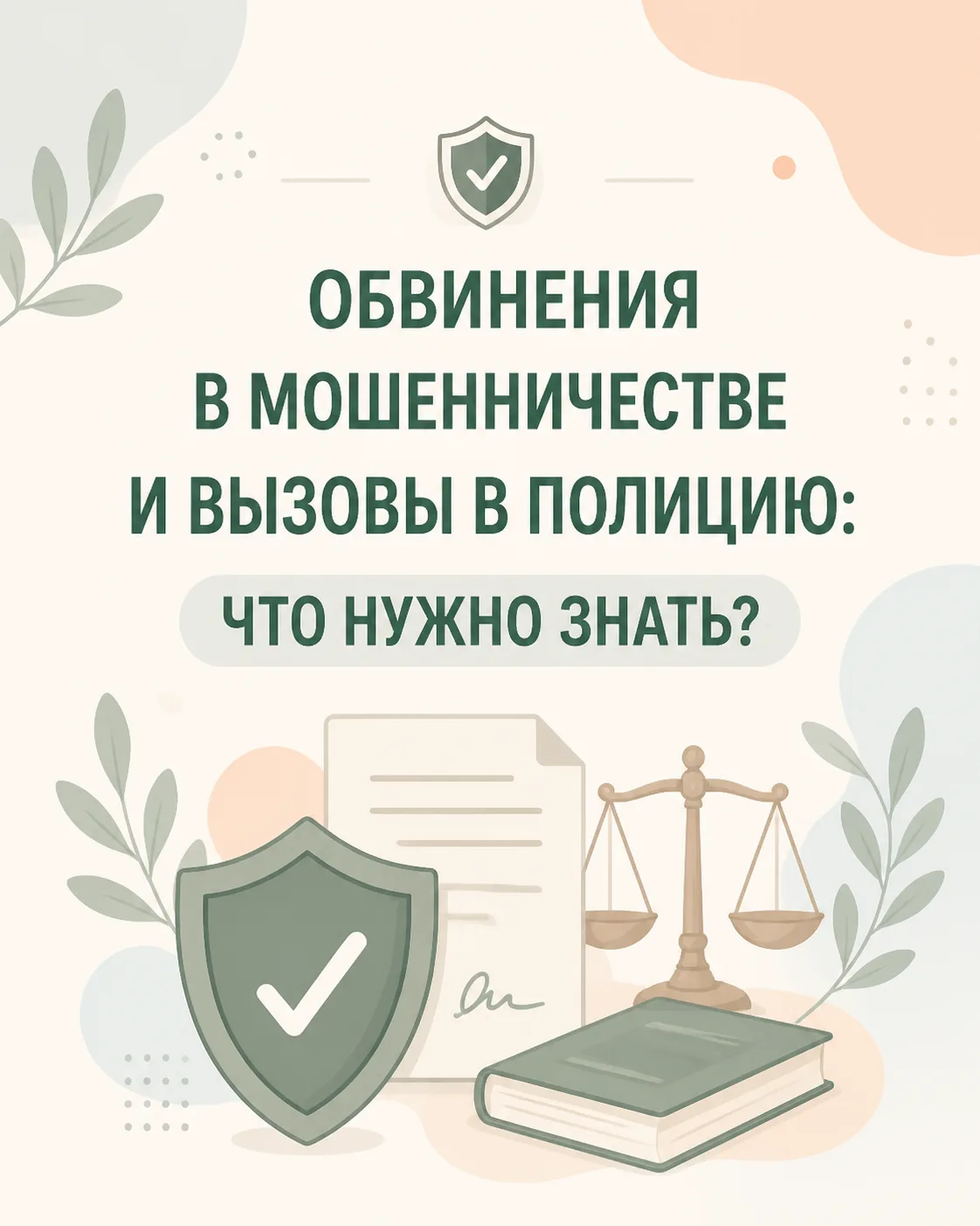 🛡️ ОБВИНЕНИЯ В МОШЕННИЧЕСТВЕ И ВЫЗОВЫ В ПОЛИЦИЮ: ЧТО НУЖНО ЗНАТЬ?

🤯Часто микрофинансовые организа