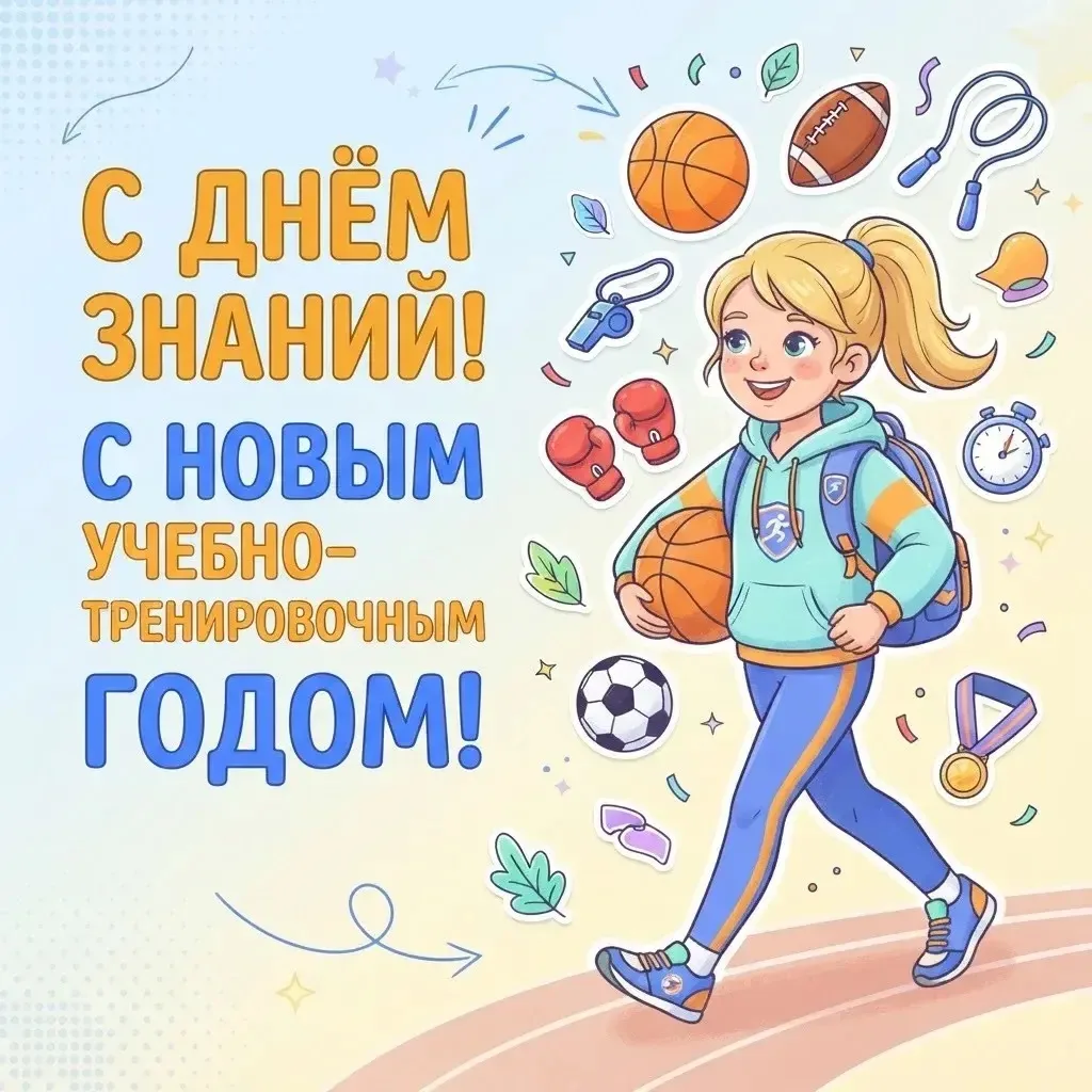 С днём знаний! С началом нового учебно-тренировочного года!