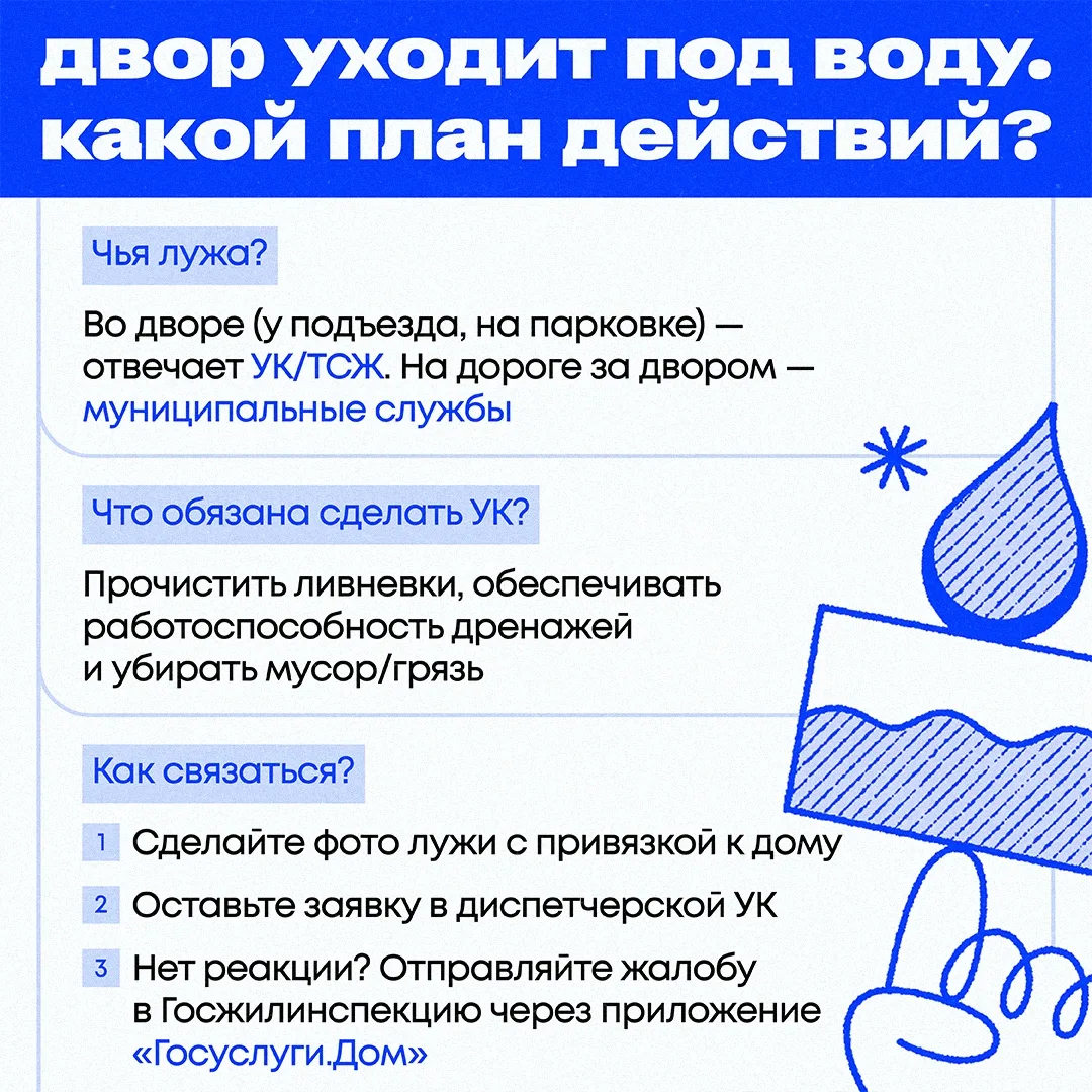 🌊 Куда плывет наш двор и кто ответственен за лужи?