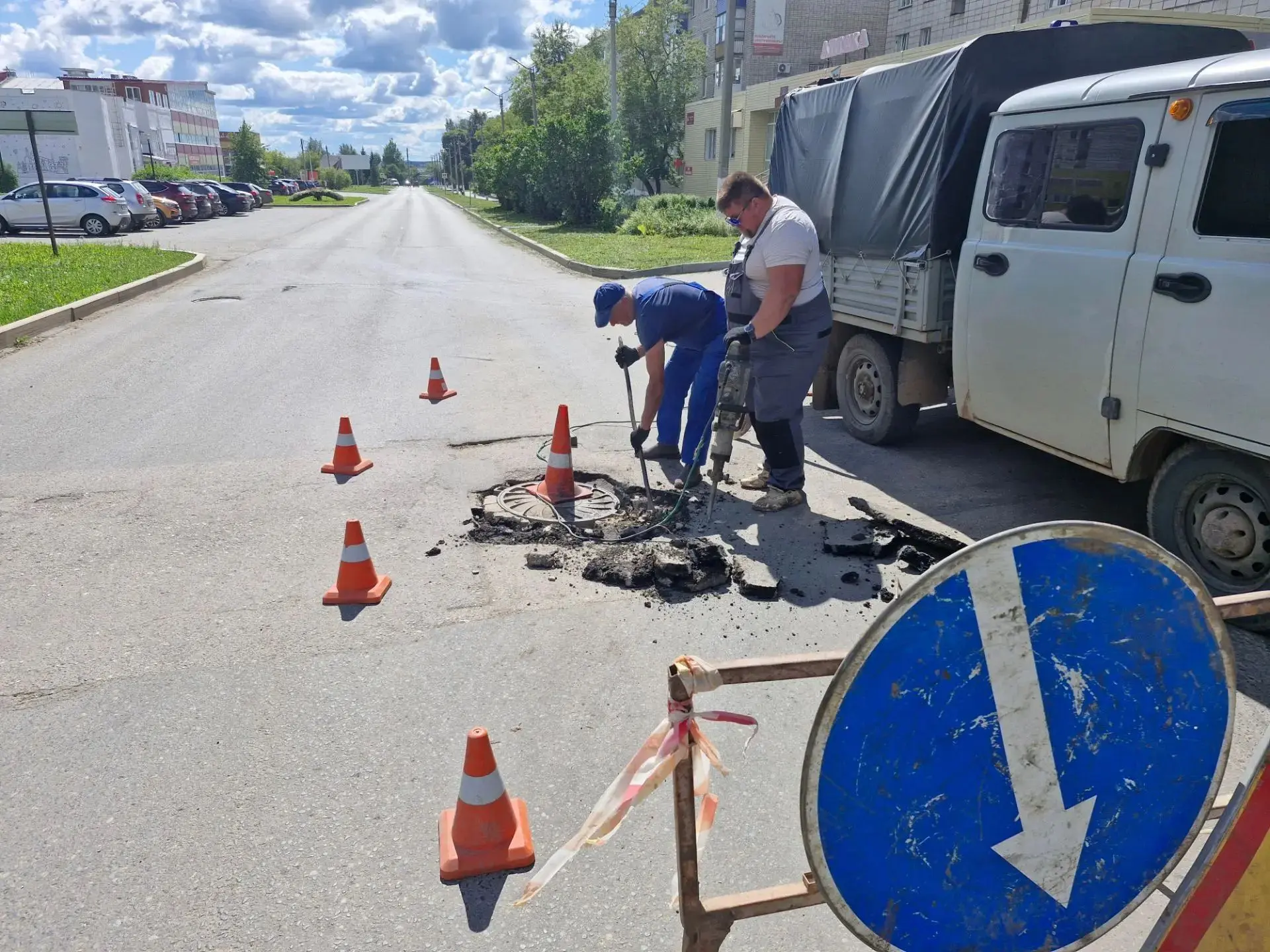 Ремонт колодца ул. Юбилейная