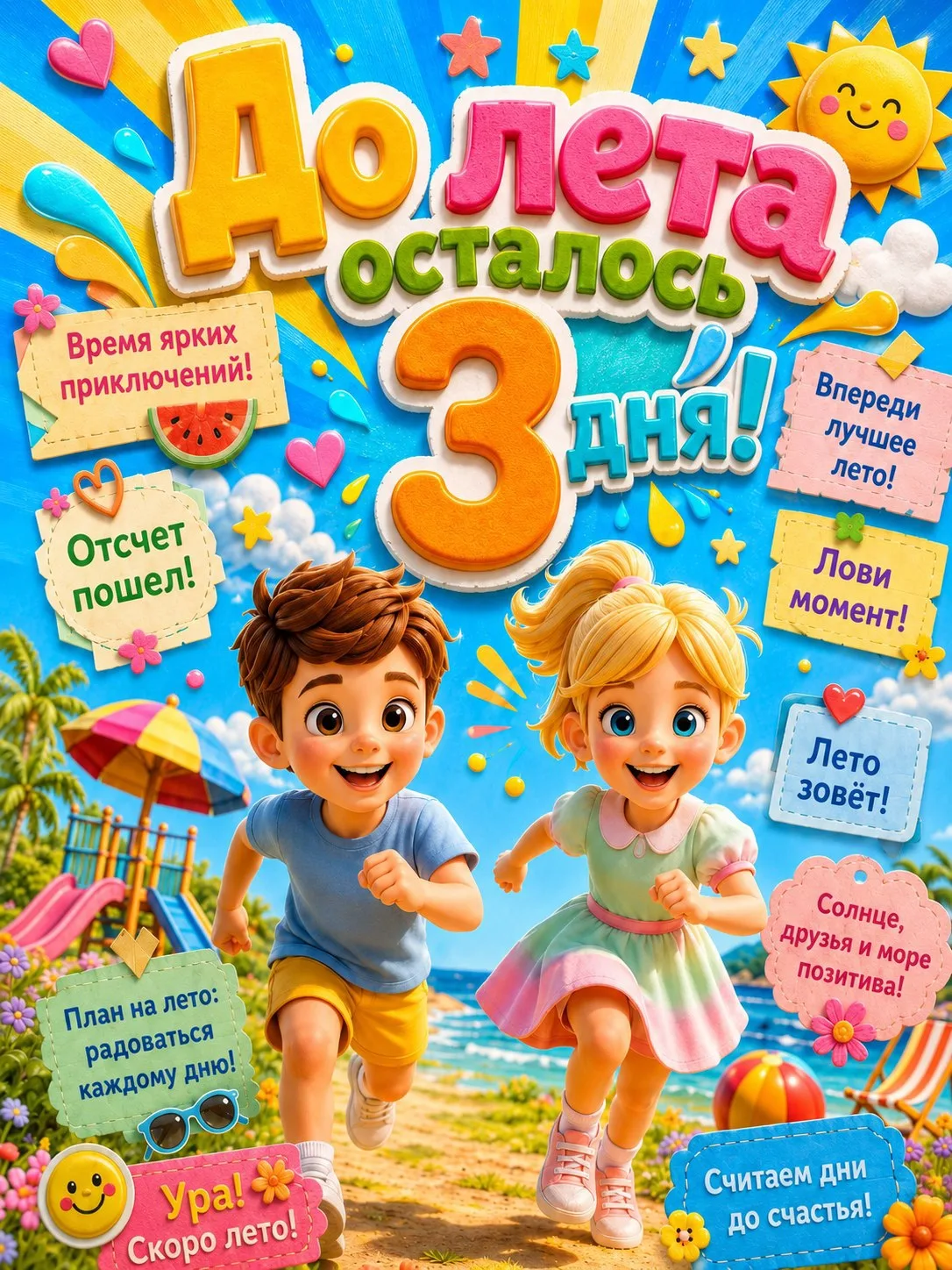 До лета осталось всего 3 дня!