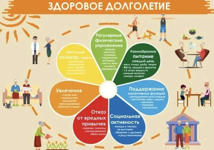Неделя здорового долголетия (4–10 мая) направлена на профилактику возрастных изменений ...
