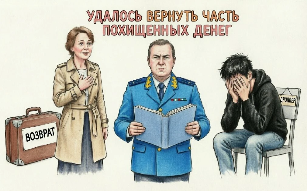 ❗️Обнадёживающая история про мошенничество: здесь есть и возвращение части денег, и отв...