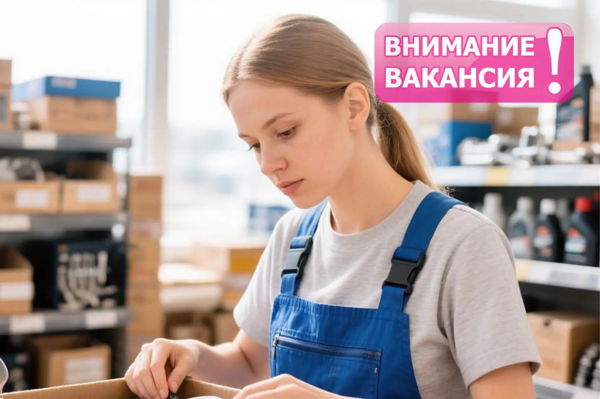 В магазин запчастей «2Бампера» требуются: