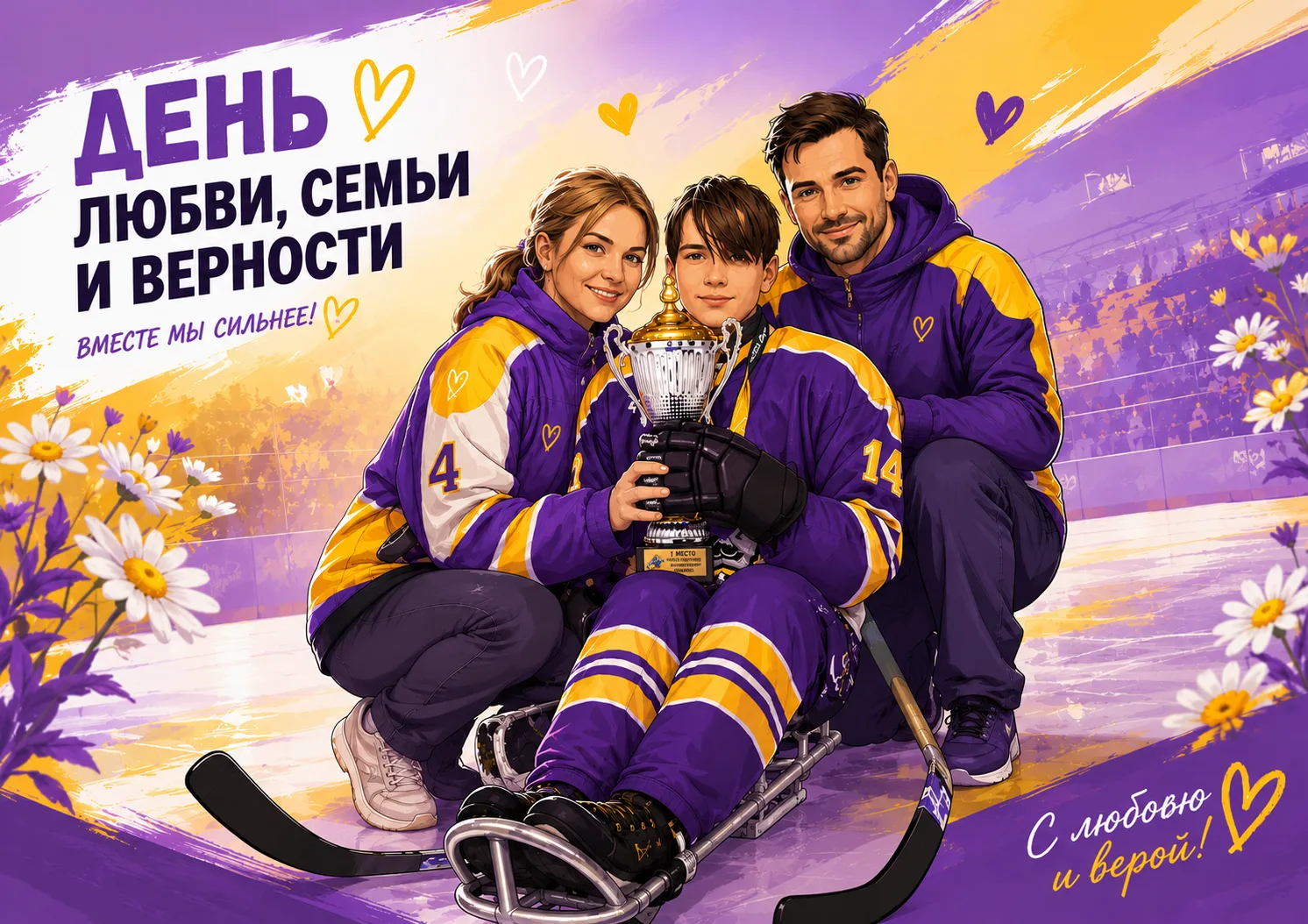 💛 С Днем семьи, любви и верности!