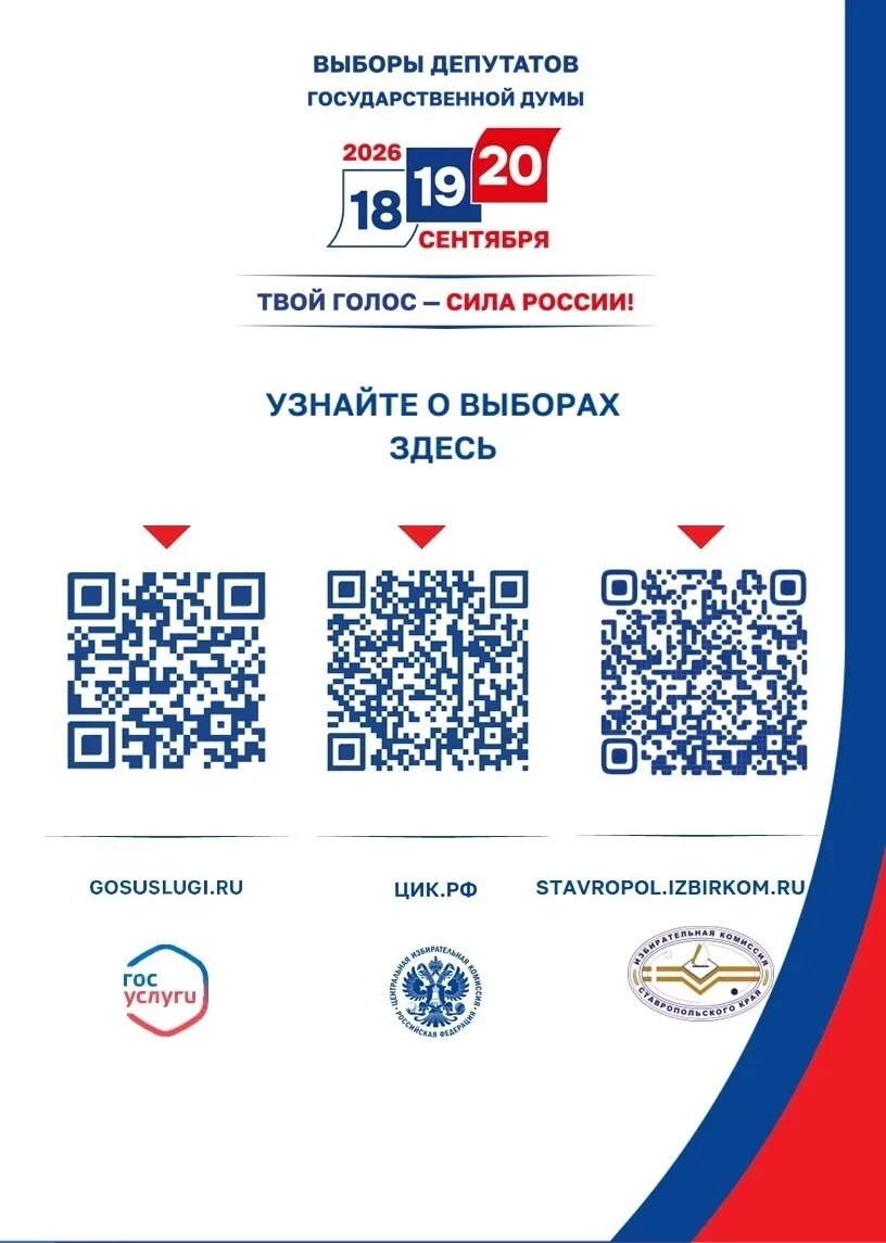 Твой голос — сила России!

18, 19 и 20 сентября в нашей стране пройдет Единый день голосования. Это 