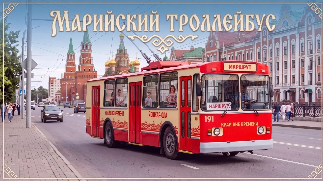 В Йошкар-Оле запускают «Туристический троллейбус» 🤩